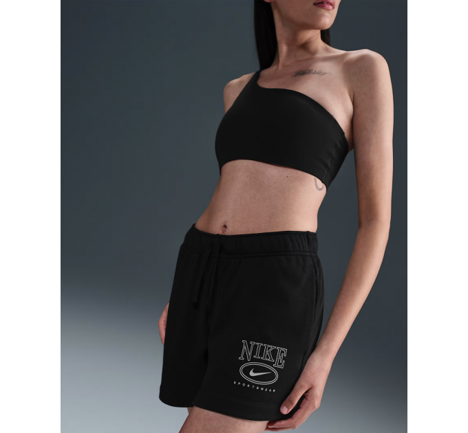 Жіночі Шорти Nike W NSW CLUB FLC FT MR 4" GX SHT Чорний S (7dHJ1282-010 S)