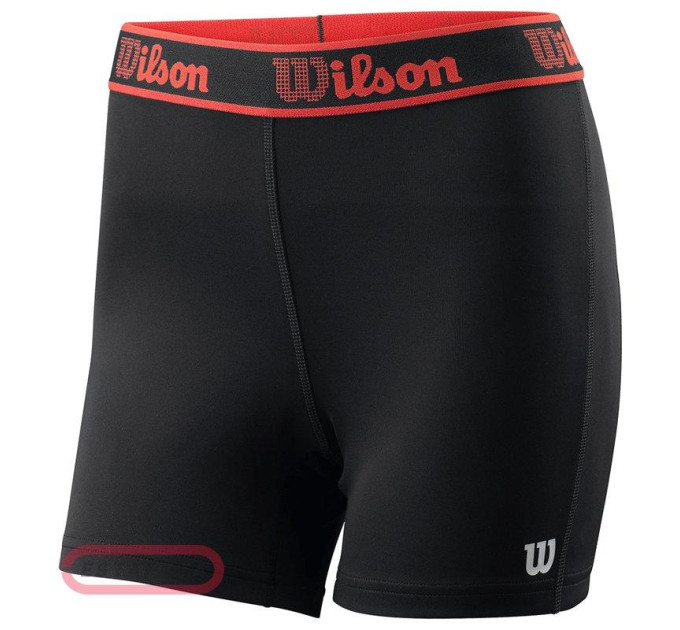Жіночі Шорти Wilson COMPRSSN BASE 2.5 SHORT W Чорний S (WRA783001 S)