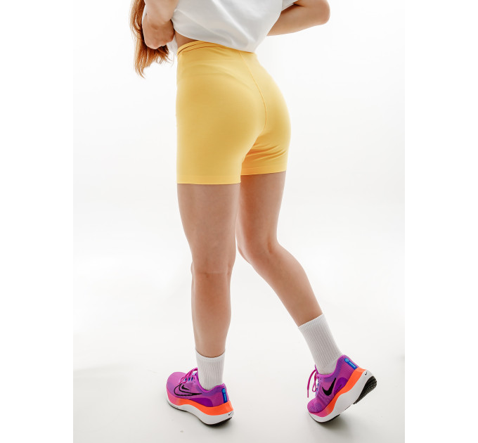 Жіночі Шорти Nike W NSW EVRDY MOD HR BIKE SHORT Жовтий M (7dDV7928-795 M)