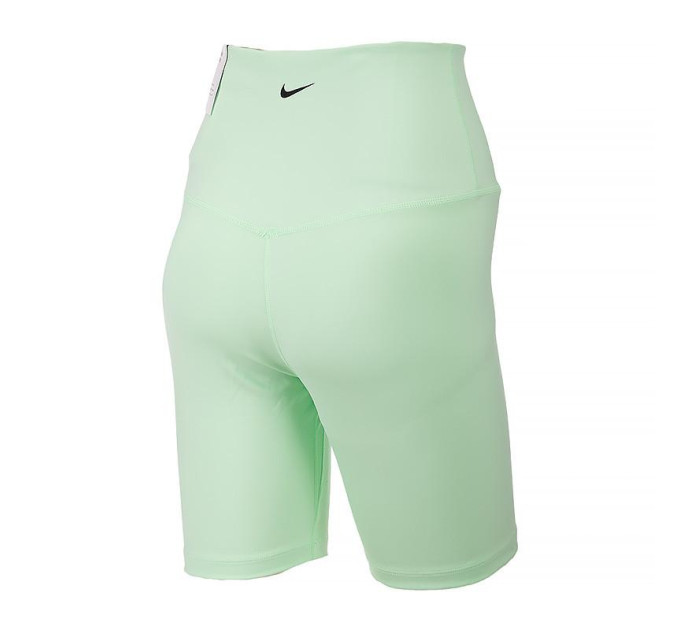Жіночі Штани Nike W NK ONE DF HR SHRT GLS Салатовий S (7dFZ4873-376 S)
