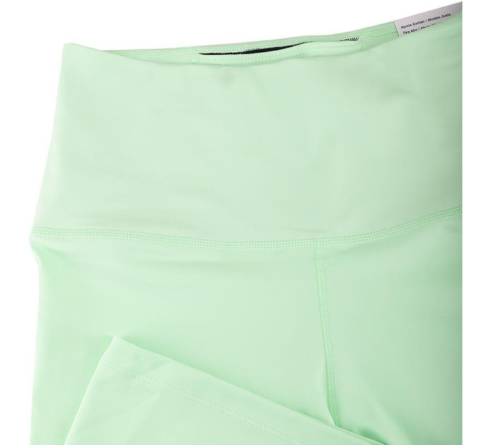 Жіночі Штани Nike W NK ONE DF HR SHRT GLS Салатовий S (7dFZ4873-376 S)