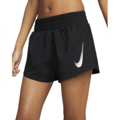 Жіночі Шорти тренувальні Nike SWOOSH SHORT VENEER VERS Чорний XS (7dDX1031-010 XS)