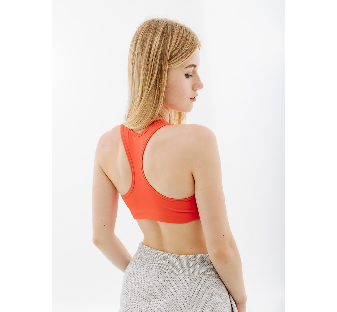 Жіночий Топ Nike SWOOSH BRA PAD Помаранчевий S (7dBV3636-633 S)