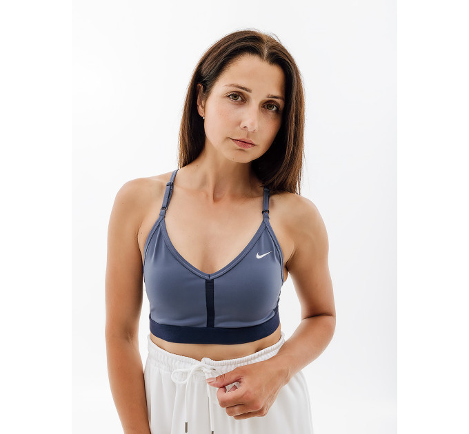 Жіночий Топ Nike W NK INDY BRA V-NECK Синій L (7dCZ4456-491 L) Жіночий Топ Nike W NK INDY BRA V-NECK Синій L (7dCZ4456-491 L)