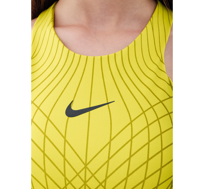 Жіночий Топ Nike W NK DF SWSH HN BRA Салатовий L (7dDV9994-308 L)