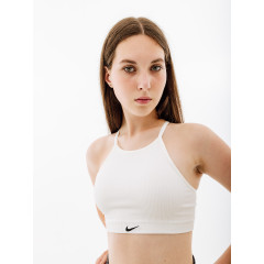 Жіночий Топ Nike W NK INDY SMLS RIB BRA Білий L (7dDV9966-133 L)