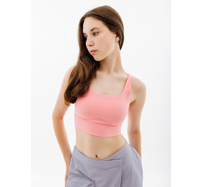 Жіночий Топ Nike W NK ALATE ELLIPSE LL BRA Рожевий XS (7dDO6619-611 XS)