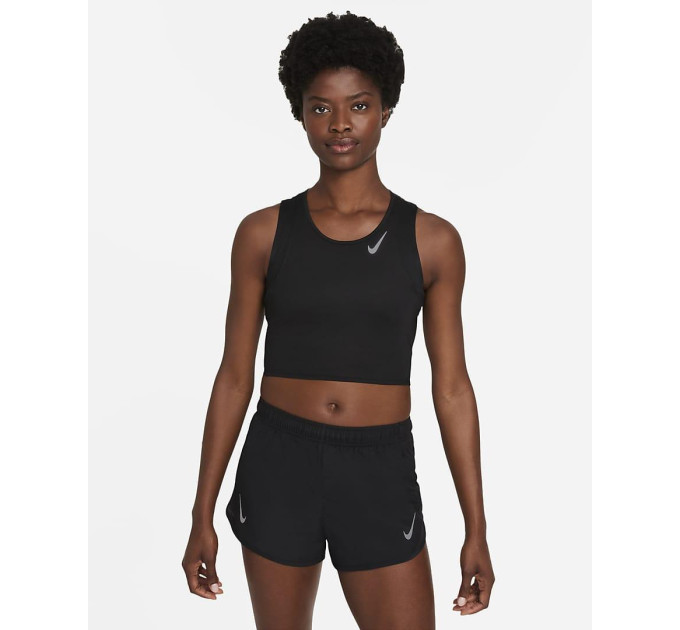 Жіночий Топ Nike Dri-FIT Race Чорний L (7dDD5921-010 L) Жіночий Топ Nike Dri-FIT Race Чорний L (7dDD5921-010 L)