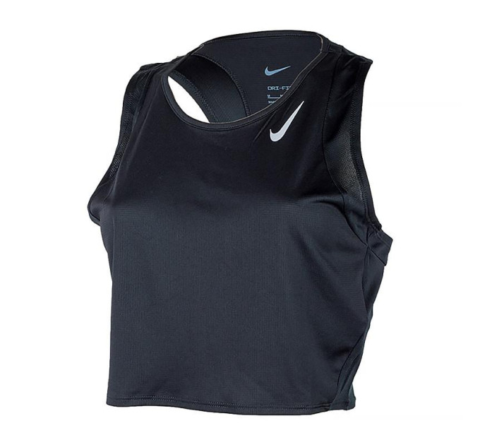 Жіночий Топ Nike Dri-FIT Race Чорний L (7dDD5921-010 L)