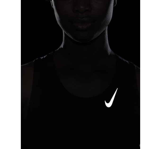 Жіночий Топ Nike Dri-FIT Race Чорний L (7dDD5921-010 L)