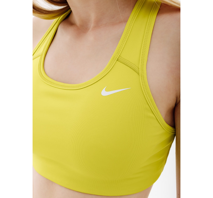 Жіночий Топ Nike W NK DF SWSH NONPDED BRA Салатовий L (7dBV3630-308 L)