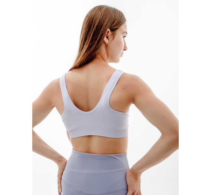 Жіночий Топ Nike W NK ALATE SEAMLESS BRA Фіолетовий L (7dDX0027-536 L)