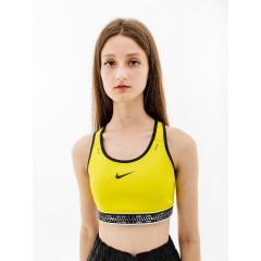 Жіночий Топ Nike W NK SWSH ON THE RUN BRA Салатовий M (7dDV9914-308 M)