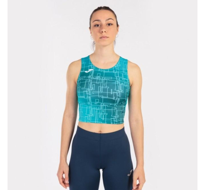 Спортивний топ Joma ELITE VIII бірюзовий XS (901256.725 XS)