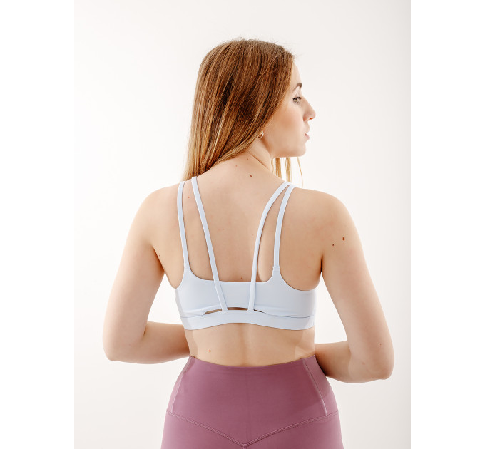 Жіночий Топ Nike DF ALATE TRACE BRA Білий M (7dDO6608-423 M)