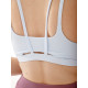 Жіночий Топ Nike DF ALATE TRACE BRA Білий M (7dDO6608-423 M)