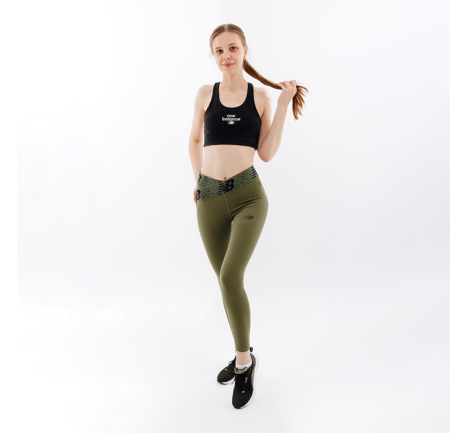 Жіночий Топ New Balance Essentials Reimagined Bra Чорний M (7dWB31500BK M)