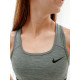 Жіночий Топ Nike W NK DF SWSH BAND NONPDED BRA Сірий XS (7dBV3900-084 XS)