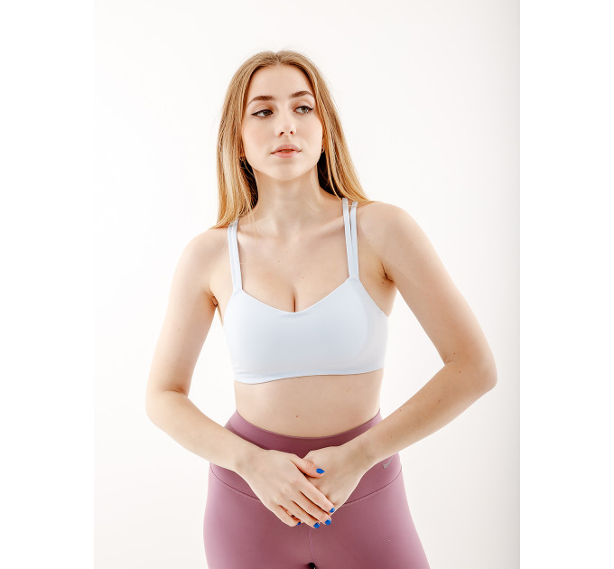 Жіночий Топ Nike DF ALATE TRACE BRA Білий S (7dDO6608-423 S) Жіночий Топ Nike DF ALATE TRACE BRA Білий S (7dDO6608-423 S)