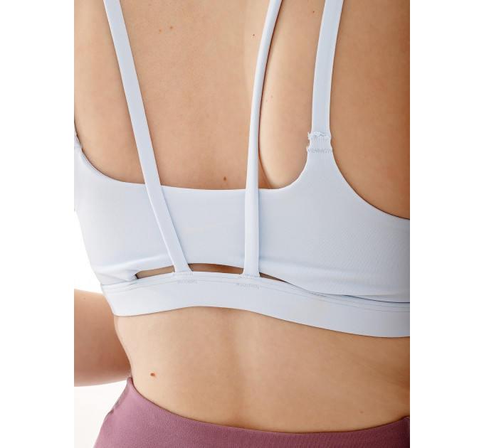 Жіночий Топ Nike DF ALATE TRACE BRA Білий S (7dDO6608-423 S)