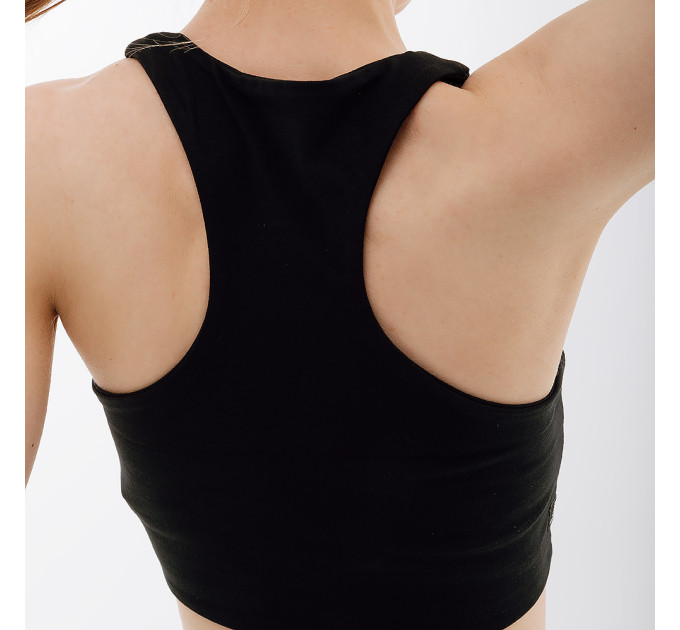 Жіночий Топ New Balance Essentials Reimagined Bra Чорний XS (7dWB31500BK XS)