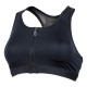 Жіночий Топ Nike W NK DF SWSH ZIP FRONT BRA Чорний XS (DD1205-010)