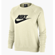 Жіночий Світшот Nike W NSW ESSNTL CREW FLC HBR Бежевий L (7dBV4112-113 L)