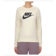 Жіночий Світшот Nike W NSW ESSNTL CREW FLC HBR Бежевий XL (7dBV4112-113 XL)
