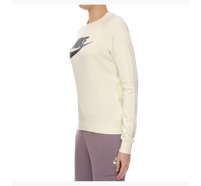 Жіночий Світшот Nike W NSW ESSNTL CREW FLC HBR Бежевий XL (7dBV4112-113 XL)