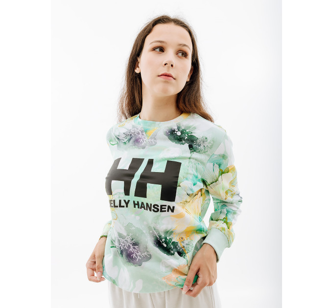 Жіночий Світшот HELLY HANSEN W HH LOGO CREW SWEAT ESRA Різнокольоровий M (7d34261-406 M)