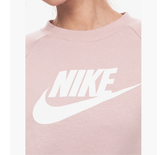 Жіночий Світшот Nike W NSW ESSNTL CREW FLC HBR Персиковий XXL (7dBV4112-645 XXL)