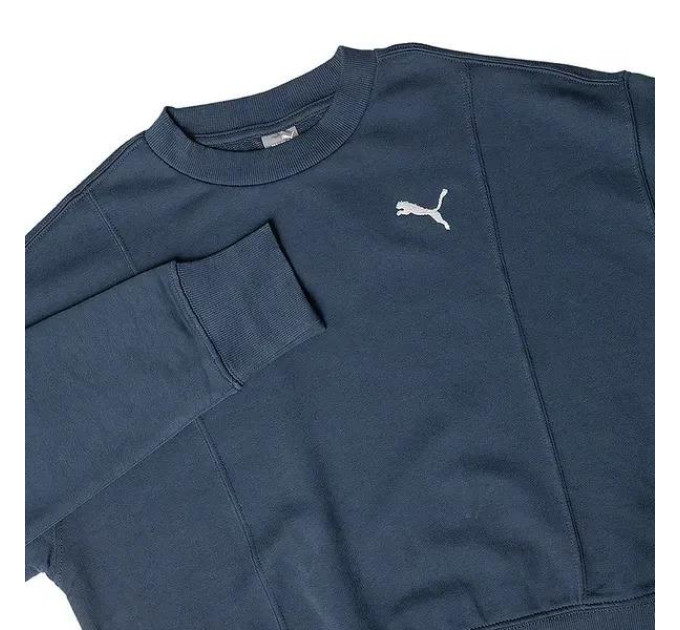 Жіночий Світшот Puma HER Crew Синій XS (7d67310916 XS)