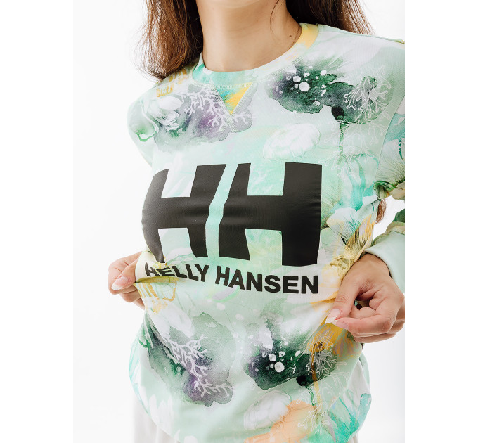 Жіночий Світшот HELLY HANSEN W HH LOGO CREW SWEAT ESRA Різнокольоровий S (7d34261-406 S)