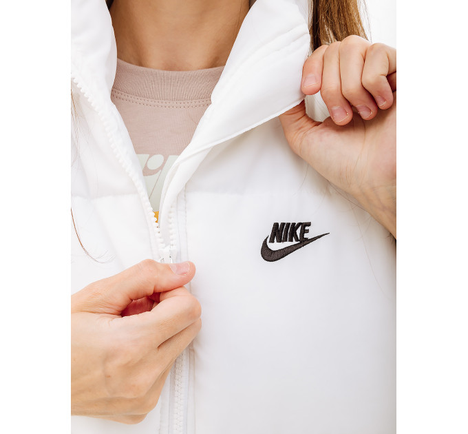 Жіночий Жилет Nike CLSC VEST Білий L (7dFB7679-100 L)