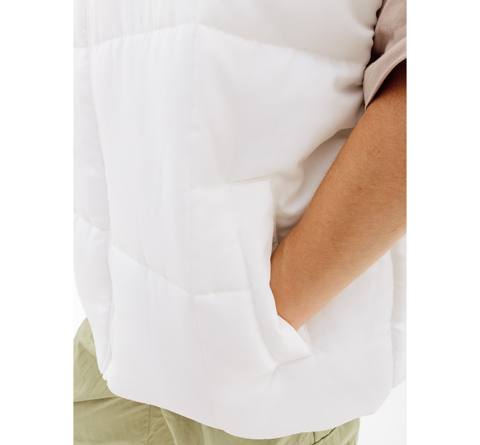 Жіночий Жилет Nike CLSC VEST Білий L (7dFB7679-100 L)