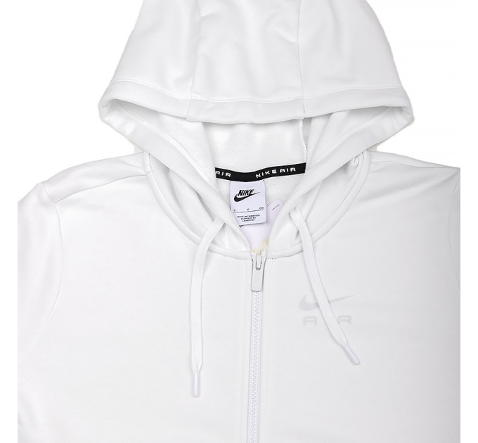 Жіноча Толстовка Nike W NSW AIR FLC HD FZ Білий XS (DV8046-121)
