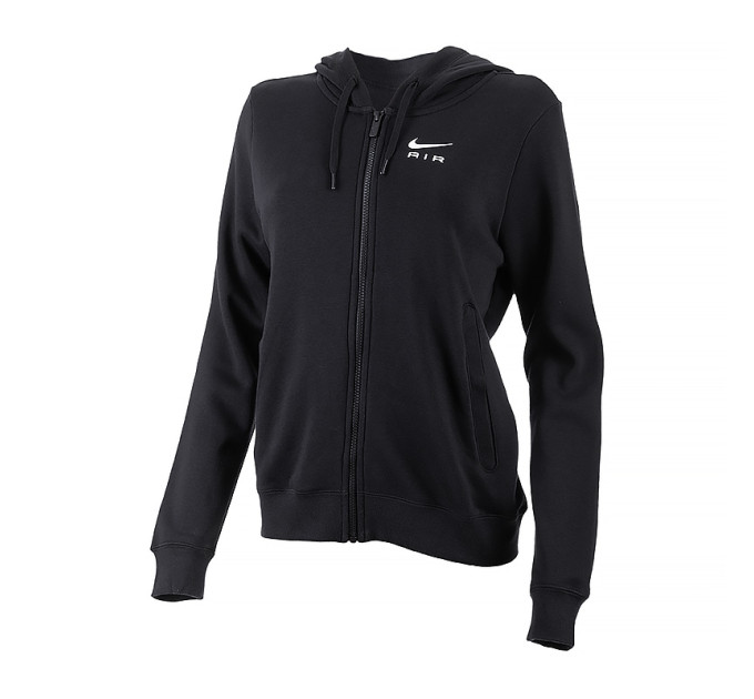 Жіноча Толстовка Nike W NSW AIR FLC HD FZ Чорний L (DV8046-010)