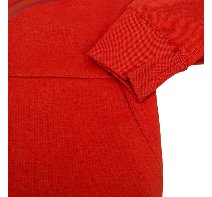 Жіноча Толстовка Nike FLC WR ESSNTL FZ HDY Вишневий S (CW4298-623 S)