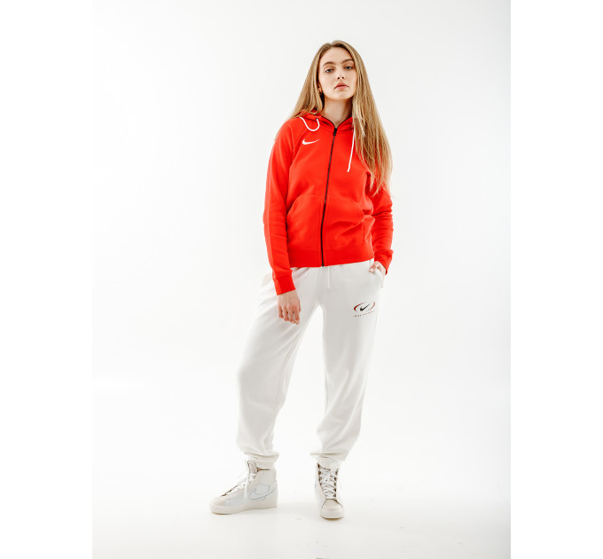 Жіноча Толстовка Nike FLC PARK20 FZ HOODIE Червоний S (7dCW6955-657 S)