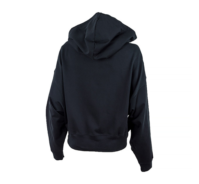 Жіноча Толстовка Nike W NSW JRSY OS PO HOODIE Чорний M (7dDM6417-010 M)