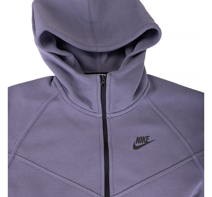 Жіноча Толстовка Nike W TCH FLC WR FZ HDY Синій M (7dFB8338-003 M)