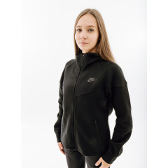 Жіноча Толстовка Nike W TCH FLC WR FZ HDY Чорний M (7dFB8338-010 M)