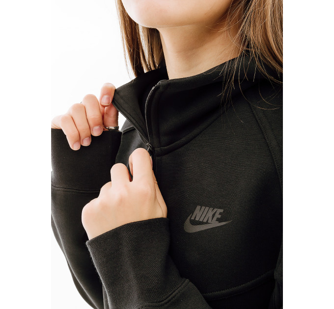 Жіноча Толстовка Nike W TCH FLC WR FZ HDY Чорний M (7dFB8338-010 M)