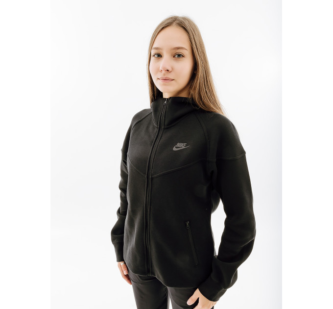 Жіноча Толстовка Nike W TCH FLC WR FZ HDY Чорний S (7dFB8338-010 S) Жіноча Толстовка Nike W TCH FLC WR FZ HDY Чорний S (7dFB8338-010 S)