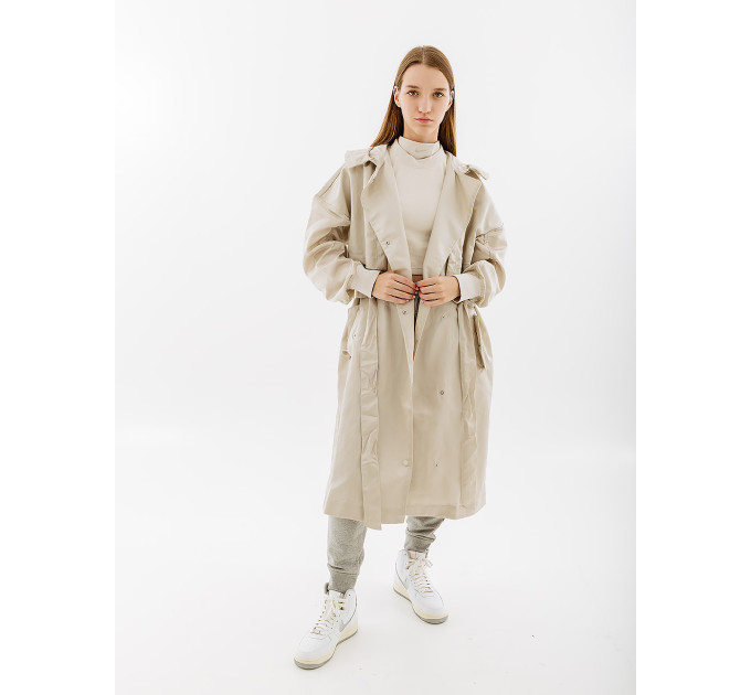 Жіночий Тренч Nike TRENCH SU Бежевий S (7dFB4521-104 S) Жіночий Тренч Nike TRENCH SU Бежевий S (7dFB4521-104 S)