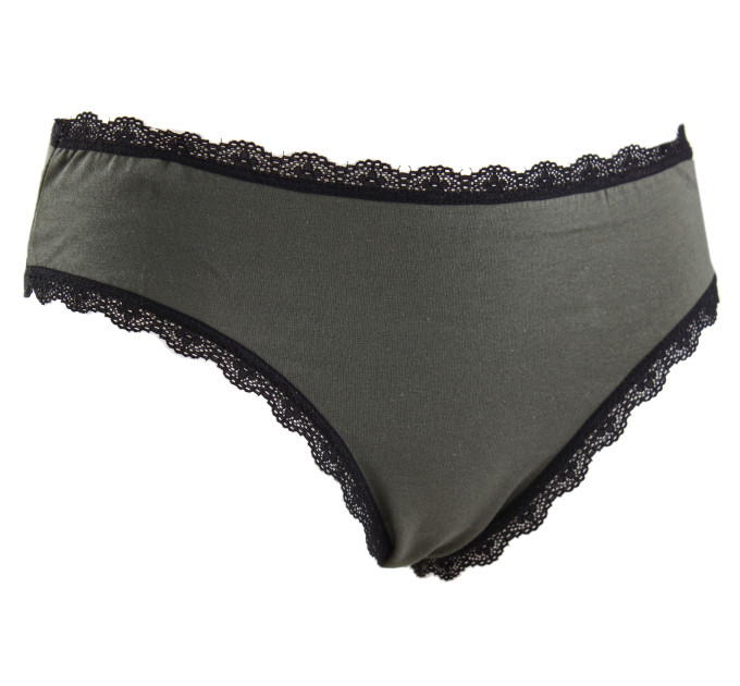 Трусики-сліп Manoukian Slips X2 Femme 2-pack L black/khaki 13890784-3