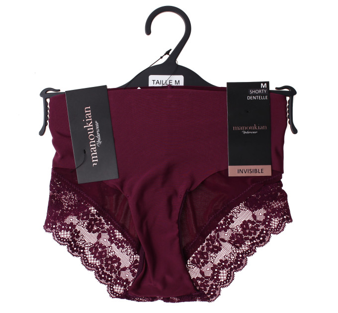 Трусики-шорти Manoukian Shorty-X1-Femme 1-pack S burgundy 19890192-3
