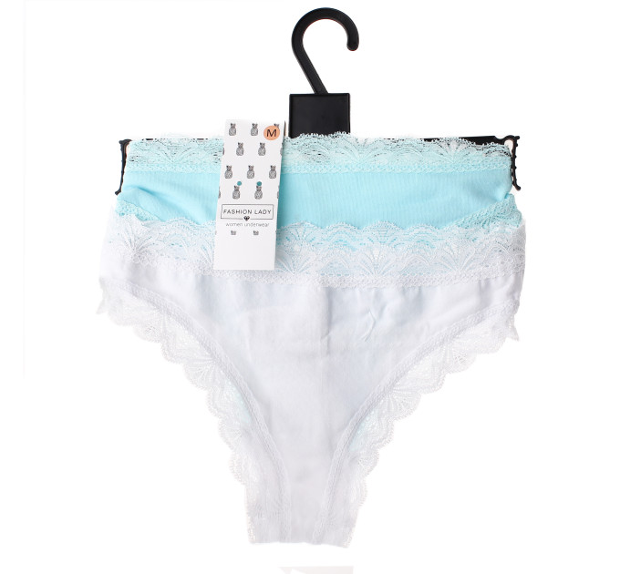 Трусики-танга Fashion Lady Tan Tanga F 2-pack L white/turquoise 13890384-1