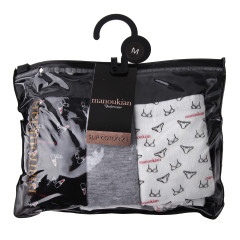 Трусики-сліп Manoukian Slips-X3-Femme 3-pack L gray/black/white 12890190-2