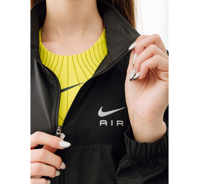 Жіноча Вітровка Nike W NK DF AIR JACKET Чорний L (7dDX0263-010 L)